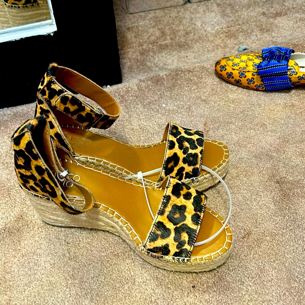 Brand New Franco Sarto espadrille wedges.